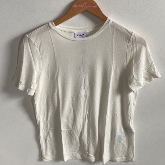 AWARE by Vero Moda White Tee, Size XS, NWT - Picture 6 of 13